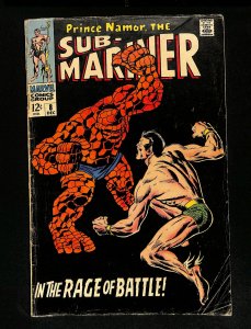 Sub-Mariner #8 Namor Vs Thing! Classic Cover!
