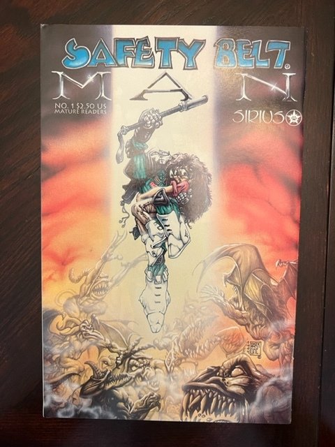 Safety Belt Man #1 NM 1st Print Sirius Comics 1994