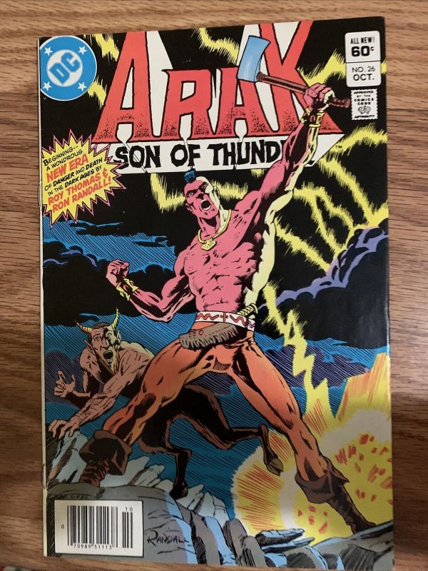 Arak hijo del trueno Vol1 #26 DC Comics 1983 Vintage Comic Book Edad de Bronce 