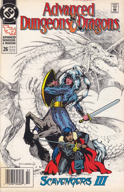 Advanced Dungeons And Dragons #26 (Newsstand) FN ; DC | TSR Scavengers III