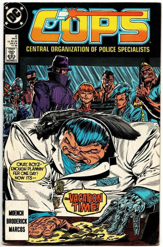 Cops #6 (DC, 1988) VG