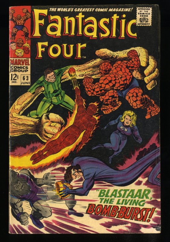 Fantastic Four #63 VG+ 4.5