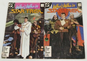 Who's Who in Star Trek #1-2 complete series HOWARD CHAYKIN dc comics 1987