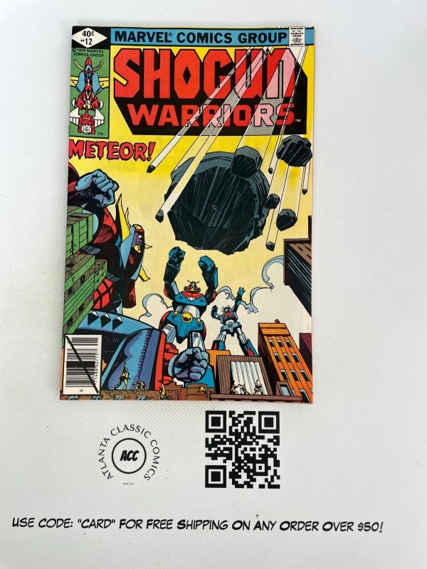 Shogun Warriors # 12 NM- Marvel Comic Book Guardians World Freedom 15 J890