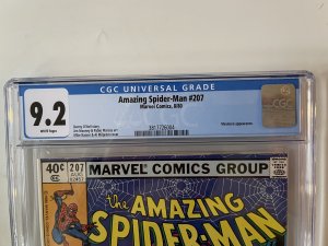 Amazing Spider-Man #207 CGC 9.2 - Newsstand - Mesmero Appearance