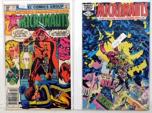 Micronauts Lot of 2 #34, 39 (1981) Marvel Comics 1st Print Comic Books