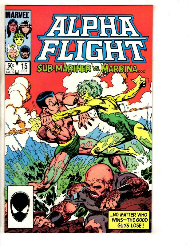 Lot Of 11 Alpha Flight Marvel Comic Books #10 11 12 13 14 15 16 17 18 19 20 CR34