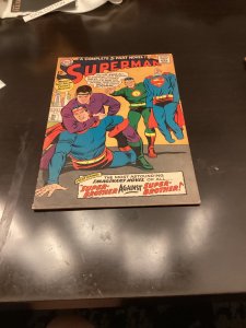 Superman #200 (1967) Key 200th issue Krypton Cover! Mid-grade VG/FN Braniac Wow!