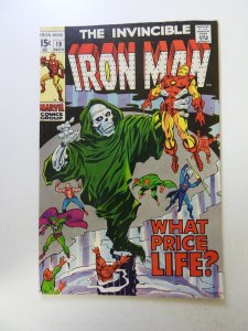 Iron Man #19 (1969) FN condition stains back cover