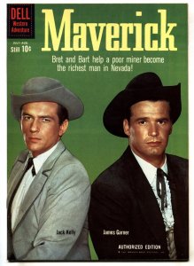 Maverick #11 1960- Dell TV Western- James Garner- Jack Kelly - file copy