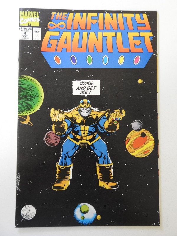 The Infinity Gauntlet #4 (1991) VF Condition!