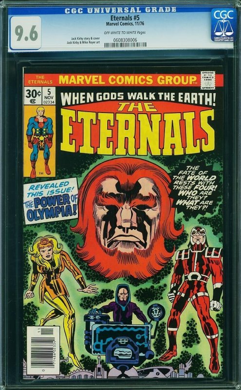 Eternals #5 (Marvel Comics, 1976) CGC 9.6