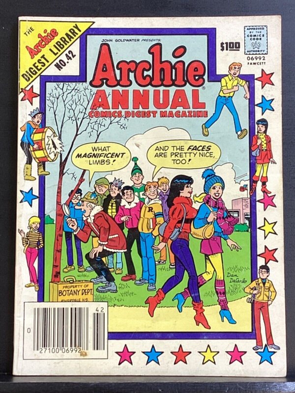 Archie Annual Comics Digest Magazine #42 Fawcett Radio Comics 1983 Dan DeCarlo