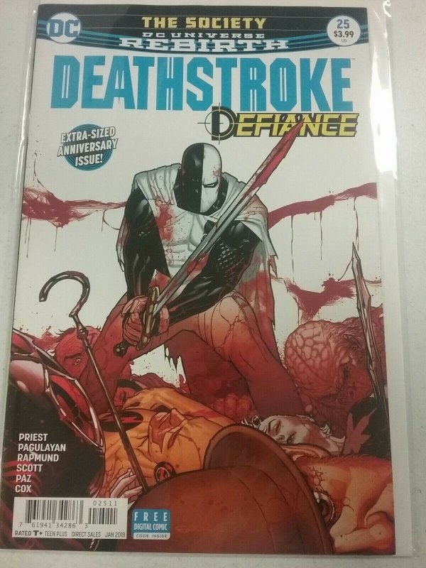 Deathstroke-Defiance #25 NM Rebirth The Society   DC Comics NW143