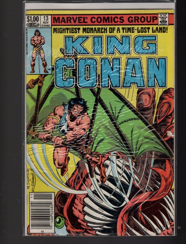 King Conan #12,13,14,17,18 (1982)