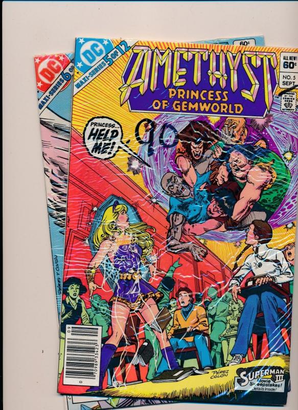 DC Comics AMETHYST Princess of Gemworld #5 & #6  FINE/VERY FINE (HX770)