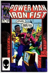 POWER MAN & IRON FIST #105 VF/NM, Luke Cage, 1974 1984, Kung-Fu Crime Buster