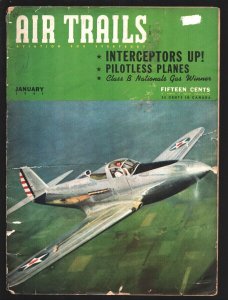 Air Trails 8/1940-Format change-Bedsheet format-Interceptors-Models and diagr...