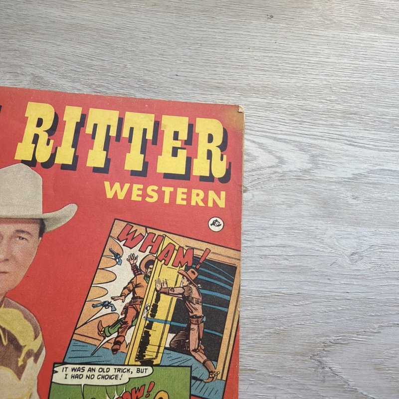 Tex Ritter Western #15 1953 Fawcett