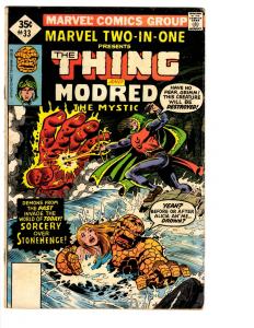 4 Marvel Two-in-One Comics # 28 33 34 36 Thing Fantastic Four Namor BH17