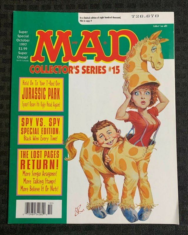 1997 MAD Magazine Super Special #124 FN+ 6.5 Spy vs Spy / Fisherman Collection