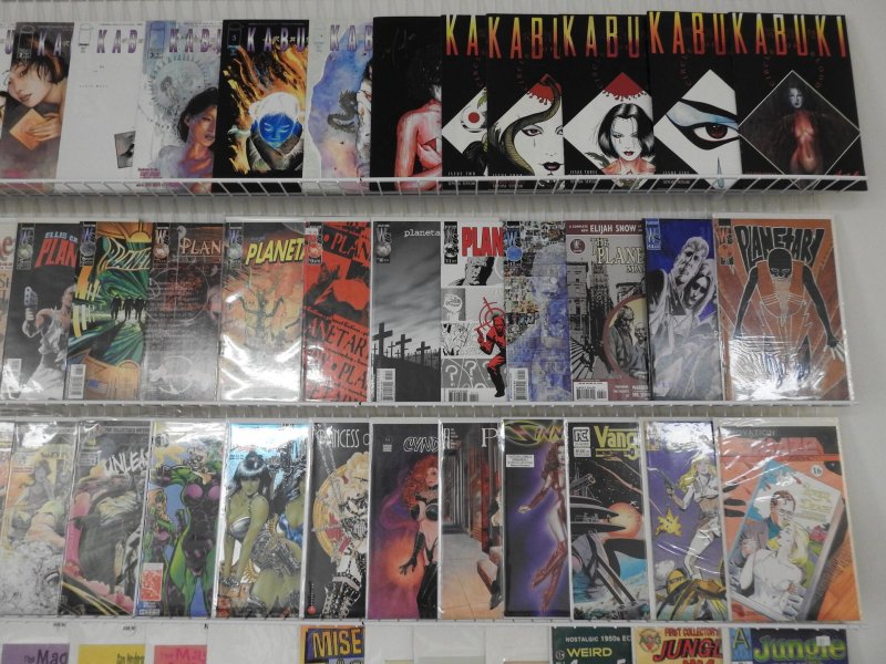 Huge Lot 150+ Comics W/ Kubuki, Shi, Charlie Chan+ Avg VF- Condition!!