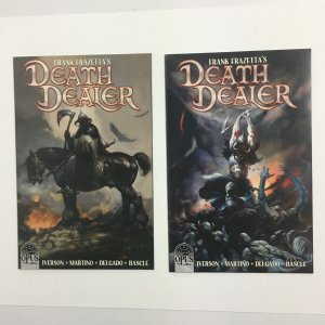 Frank Frazetta Death Dealer 1 & 2 Set - 1B & 2B Frazetta Covers - Opus 