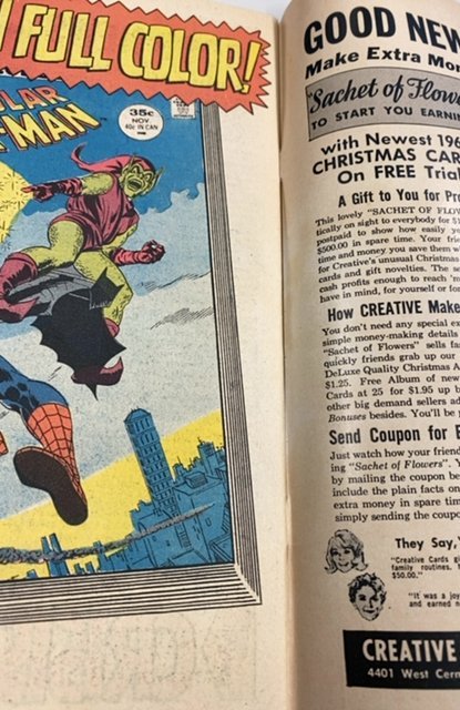 The Amazing Spider-Man #67 (1968)romita - menacing Mysterio