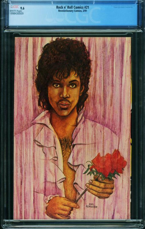 Rock N Roll Comics #21 CGC 9.6 1990-PRINCE issue-1998430009