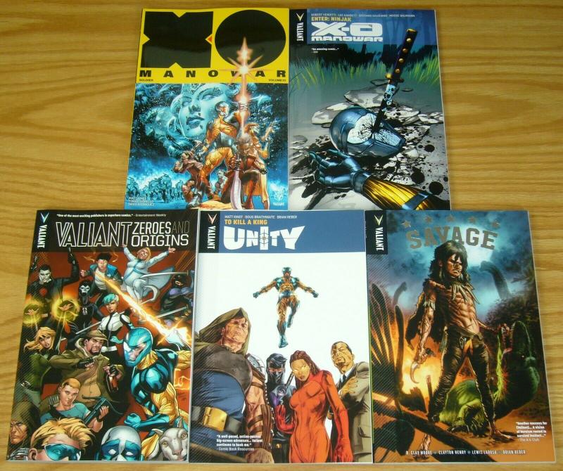 Lot of (15) Valiant TPBs - bloodshot - harbinger - x-o manowar - (value: $179)