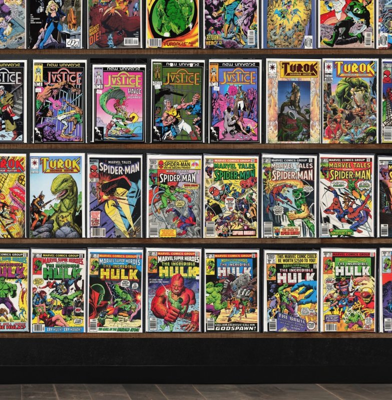Huge Lot 150+ Comics with Marvel Super Heroes, Marvel Tales & More!