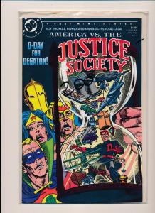 DC Comics SET  JUSTICE SOCIETY 1985 #1-#4 VERY FINE (HX756)