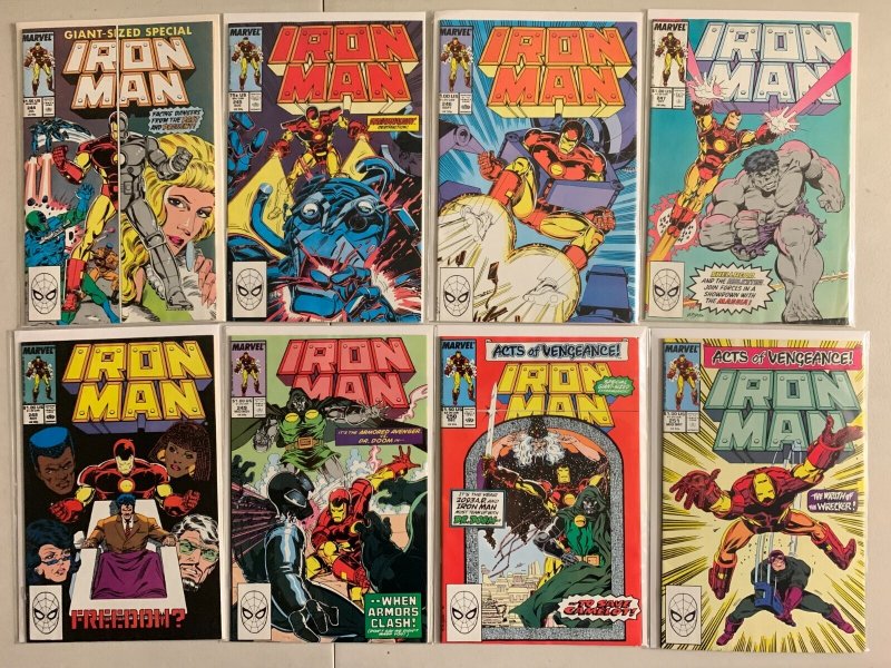 Iron Man lot #236-280 + 3 Annuals Marvel (average 6.0 FN) 48 diff (1988 to 1992)