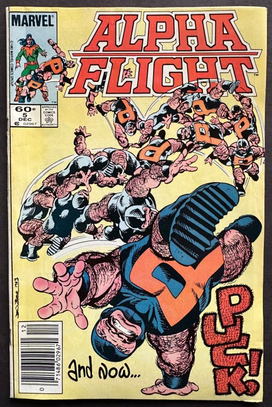 Alpha Flight #5 Newsstand Edition (1983)