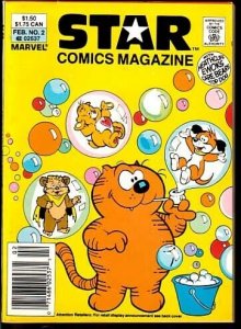 STAR COMICS MAGAZINE #2-HEATHCLIFF/EWOKS/CAREBEARS FN/VF