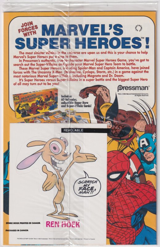 The Ren & Stimpy Show #1 (1992) Ren & Stimpy sealed/ unopened