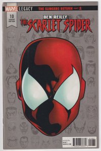 Ben Reilly Scarlet Spider #10 Mike McKone Legacy Headshot Cover (2018)