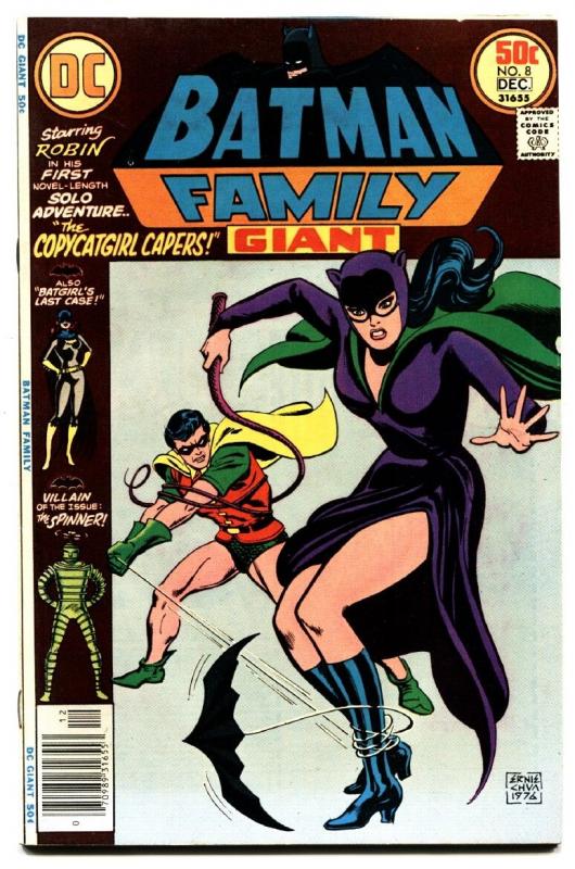 Batman Family #8 comic book 1976-DC-Catwoman-Robin-Batgirl