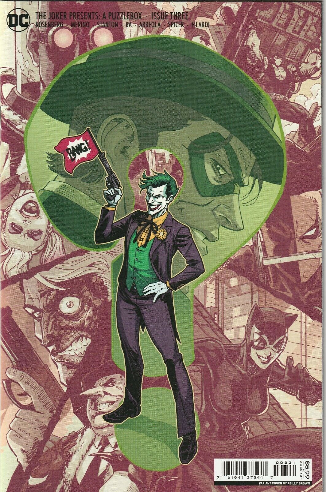 The Joker Presents A Puzzle Box 3 Variant Cover NM DC 2021 C3 Comic
