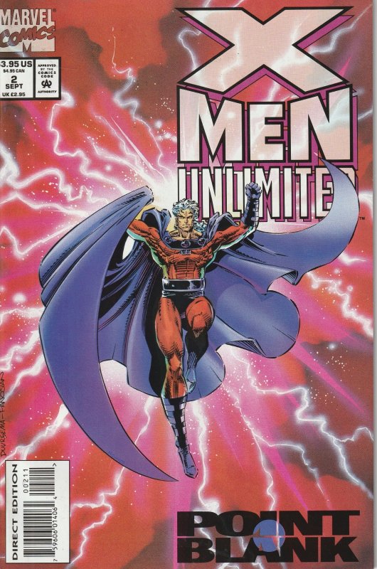 X-Men Unlimited #2 Direct Edition (1993)