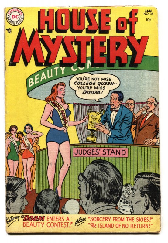 House of Mystery #34 1955- Horror-Sci-Fi-Pre-code comic book