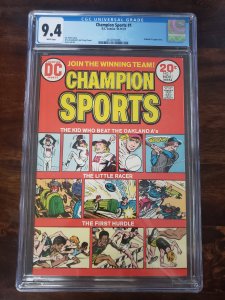 Champion Sports 1 CGC 9.4