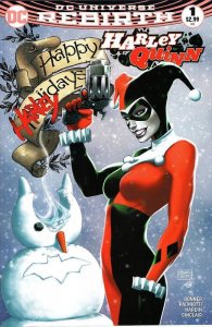 HARLEY QUINN #1 Rebirth MICHAEL TURNER Color Aspen Comics HOLIDAY Variant Cover