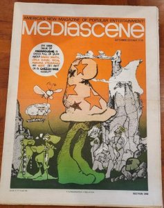 MEDIASCENE #15, VF, Bode, Barry Smith Neal Adams Jack Kirby Large Sized, 1975