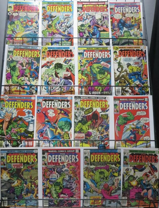 THE DEFENDERS (Marvel,1972) #30-152 MEGA-SET! Steve Gerber, Keith Giffen, HULK
