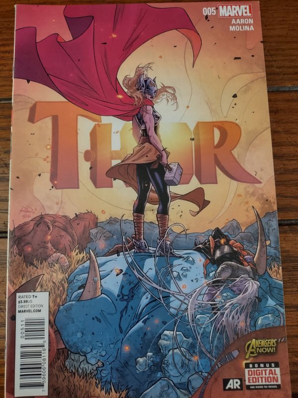 Thor #5 (2015) NM- 9.2