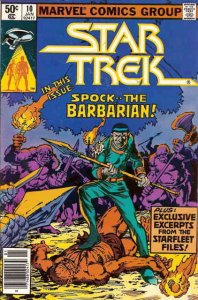 Star Trek (2nd Series) #10 (Newsstand) VF ; Marvel | Spock the Barbarian