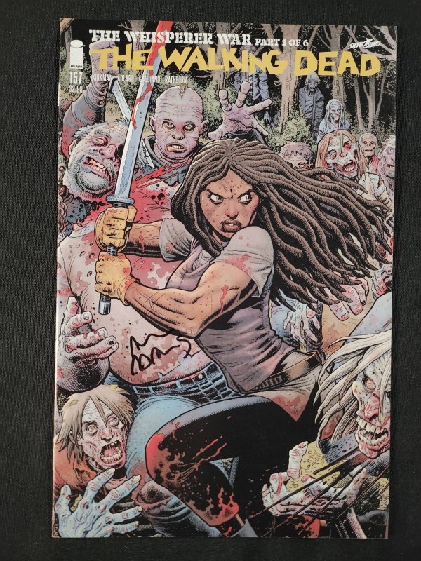 Walking Dead 3PC #157 - 1 Signed Art Adams, 1 Reg Cvr, 1 2nd Print (9.2ob) 2016
