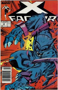 X-Factor #33 (1986 v1) Louise & Walt Simonson Newsstand VF