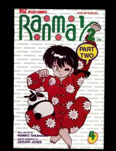 Lot of 12 Ranma Comic Books 1/2 #1 2 3 5 6 + Ranma Part 2 #1 3 4 5 6 7 8 JF20